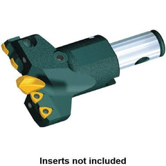 Kennametal - Series HTS DFT, Head Connection 13B, 55mm Max Diam Pilot Drill Head - B510S08000 Pilot Drill, 8mm Pilot Drill Diam, 4 Nonpilot Inserts, 50mm Head Length - Apex Tool & Supply