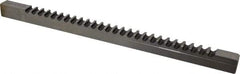 Dumont Minute Man - 24mm Keyway Width, Style F, Keyway Broach - High Speed Steel, Bright Finish, 1" Broach Body Width, 1" to 6" LOC, 20-1/4" OAL, 10,600 Lbs Pressure for Max LOC - Apex Tool & Supply