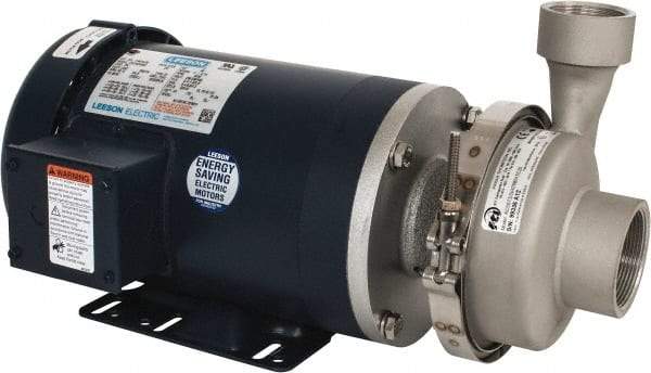 Finish Thompson - 92 Head Pressure, 152 GPM, 3 HP, 39 Working Pressure, Corrosion Resistant Pump - 2" Inlet Size, 1-1/2" Outlet Size, 230/460 Input Voltage - Apex Tool & Supply