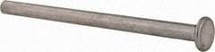 Made in USA - #8-32 Thread Barrel, Aluminum Sex Bolt & Binding Post - Uncoated, 3/8" Screw Length, 3-1/4" Long Barrel - Apex Tool & Supply