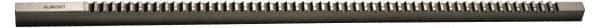 Dumont Minute Man - 5/32" Keyway Width, Style C, One-Pass Keyway Broach - Bright Finish, 3/8" Broach Body Width, 19/64" to 2" LOC, 14-1/8" OAL, 1,360 Lbs Pressure for Max LOC - Apex Tool & Supply