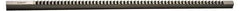 Dumont Minute Man - 5/32" Keyway Width, Style C, One-Pass Keyway Broach - Bright Finish, 3/8" Broach Body Width, 19/64" to 2" LOC, 14-1/8" OAL, 1,360 Lbs Pressure for Max LOC - Apex Tool & Supply