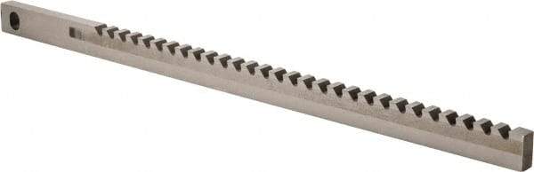 Dumont Minute Man - 1/2" Keyway Width, Style AF, Keyseating Broach - Bright Finish, 1/2" Broach Body Width, 20" OAL - Apex Tool & Supply