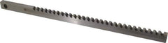 Dumont Minute Man - 9/16" Keyway Width, Style AF, Keyseating Broach - Bright Finish, 9/16" Broach Body Width, 20" OAL - Apex Tool & Supply