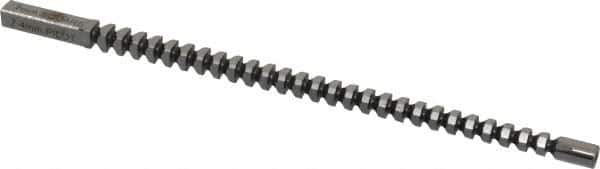 Dumont Minute Man - 7mm x 7-3/4" Overall Length, 0.2913" Pilot Hole Diam, Square Broach - 0.2756 to 0.2764" Tolerance, 0.385 to 0.387" Across Corners, 7.4mm Drill, 7/32" Pitch, 3/8 to 1" LOC, 1,800 Lbs. Pressure for Max LOC - Apex Tool & Supply
