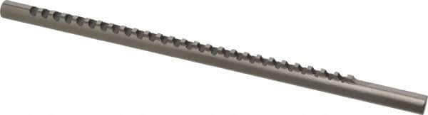 Dumont Minute Man - 1/8" Keyway Width, Production Keyway Broach - Bright Finish, 3/8" Broach Body Width, 17/64" to 1-1/4" LOC, 8-1/2" OAL, 850 Lbs Pressure for Max LOC - Apex Tool & Supply