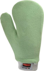 Rubbermaid - 11" Long Microfiber Cleaning & Dusting Mitt - Green, Multipurpose - Apex Tool & Supply