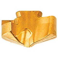 Iscar - Series IDI-SG, 0.917" Diam Grade IC908 140° Replaceable Drill Tip - Carbide, TiAlN Finish, 23 Seat Size, Through Coolant - Apex Tool & Supply