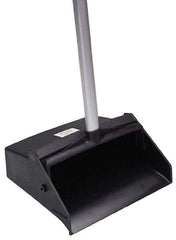 Ability One - 12" Wide Upright Dustpan - 32" Aluminum Handle - Apex Tool & Supply