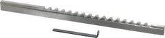 Value Collection - 5/32" Keyway Width, Style B, Keyway Broach - High Speed Steel, Bright Finish, 3/16" Broach Body Width, 19/64" to 1-11/16" LOC, 6-3/4" OAL - Apex Tool & Supply