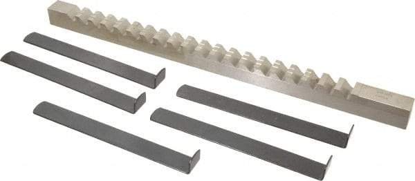 Value Collection - 3/4" Keyway Width, Style E, Keyway Broach - High Speed Steel, Bright Finish, 3/4" Broach Body Width, 1" to 6" LOC, 15-1/2" OAL - Apex Tool & Supply