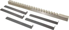 Value Collection - 3/4" Keyway Width, Style E, Keyway Broach - High Speed Steel, Bright Finish, 3/4" Broach Body Width, 1" to 6" LOC, 15-1/2" OAL - Apex Tool & Supply