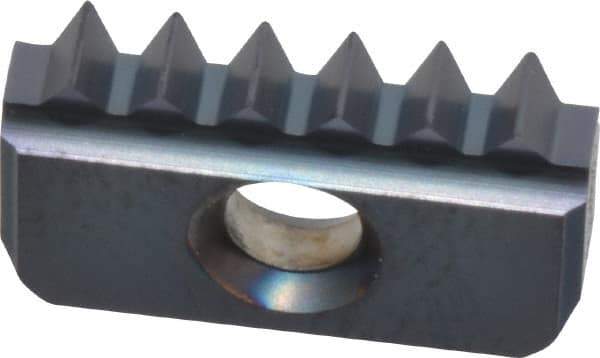 Carmex - 12 TPI, Internal Thread, UN Standard, 14I MT7 Grade Thread Mill Insert - Carbide, TiAlN Coating - Apex Tool & Supply