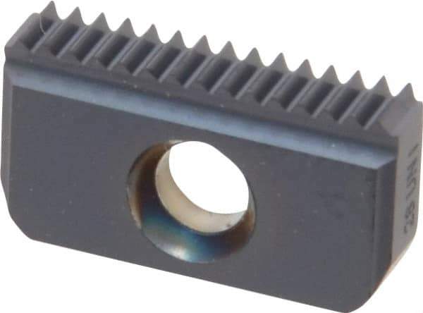 Carmex - 28 TPI, Internal Thread, UN Standard, 14I MT7 Grade Thread Mill Insert - Carbide, TiAlN Coating - Apex Tool & Supply