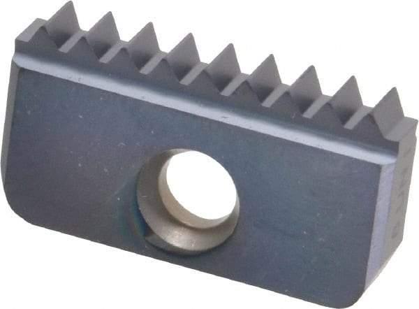 Carmex - 8 TPI, Internal Thread, UN Standard, 30I MT7 Grade Thread Mill Insert - Carbide, TiAlN Coating - Apex Tool & Supply