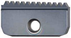 Carmex - 8 TPI, Internal/External Thread, NPT Standard, 40IE MT7 Grade Thread Mill Insert - Carbide, TiAlN Coating - Apex Tool & Supply