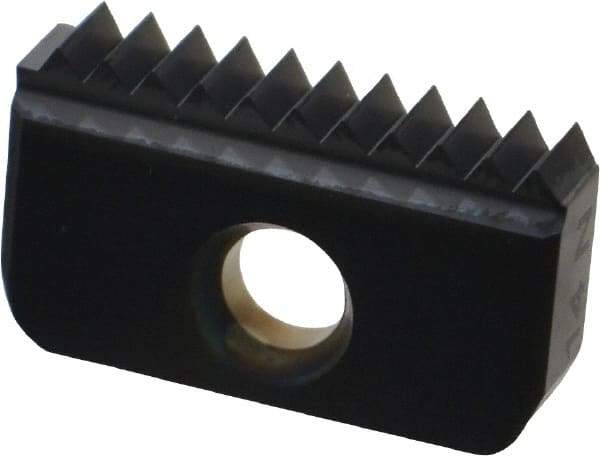 Carmex - 14 TPI, Internal/External Thread, NPT Standard, 21IE MT7 Grade Thread Mill Insert - Carbide, TiAlN Coating - Apex Tool & Supply