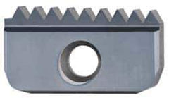 Carmex - 8 TPI, Internal/External Thread, NPT Standard, 30IE MT7 Grade Thread Mill Insert - Carbide, TiAlN Coating - Apex Tool & Supply