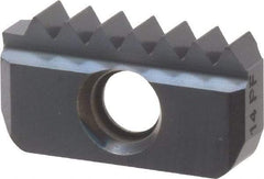 Carmex - 14 TPI, Internal/External Thread, NPTF Standard, 14IE MT7 Grade Thread Mill Insert - Carbide, TiAlN Coating - Apex Tool & Supply