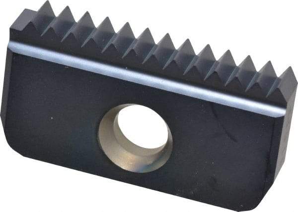 Carmex - 11.5 TPI, Internal/External Thread, NPTF Standard, 30IE MT7 Grade Thread Mill Insert - Carbide, TiAlN Coating - Apex Tool & Supply