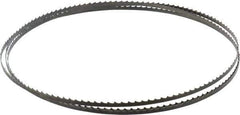 Starrett - 4 TPI, 7' 9" Long x 1/4" Wide x 0.025" Thick, Welded Band Saw Blade - Carbon Steel, Toothed Edge, Raker Tooth Set, Flexible Back, Contour Cutting - Apex Tool & Supply