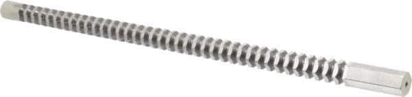 Dumont Minute Man - 3/4" Hex, 3/4" Pilot Hole Diam, 5/8 to 2" Length of Cut, Hexagon Broach - 0.865 to 0.867" Across Corners, 17-1/4" OAL, 6,960 Lb Pressure for Max Length of Cut, 3/8" Pitch, High Speed Steel - Apex Tool & Supply