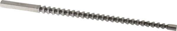 Dumont Minute Man - 3/16" x 5-9/16" Overall Length, 0.1935" Pilot Hole Diam, Square Broach - 0.188 to 0.189" Tolerance, 0.262 to 0.264" Across Corners, #10 Drill, 5/32" Pitch, 1/4 to 5/8" LOC, 1,080 Lbs. Pressure for Max LOC - Apex Tool & Supply