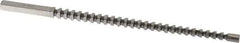 Dumont Minute Man - 3/16" x 5-9/16" Overall Length, 0.1935" Pilot Hole Diam, Square Broach - 0.188 to 0.189" Tolerance, 0.262 to 0.264" Across Corners, #10 Drill, 5/32" Pitch, 1/4 to 5/8" LOC, 1,080 Lbs. Pressure for Max LOC - Apex Tool & Supply