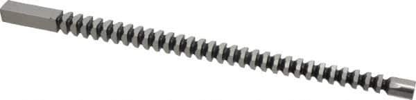 Dumont Minute Man - 1/2" x 12" Overall Length, 17/32" Pilot Hole Diam, Square Broach - 0.5005 to 0.5015" Tolerance, 0.699 to 0.701" Across Corners, 5/16" Pitch, 1/2 to 1-3/8" LOC, 4,500 Lbs. Pressure for Max LOC - Apex Tool & Supply