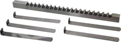 Dumont Minute Man - 3/4" Keyway Width, Style E, Keyway Broach - High Speed Steel, Bright Finish, 3/4" Broach Body Width, 1" to 6" LOC, 15-1/2" OAL, 11,900 Lbs Pressure for Max LOC - Apex Tool & Supply