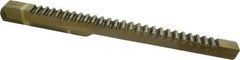 Dumont Minute Man - 1" Keyway Width, Style F, Keyway Broach - High Speed Steel, Bright Finish, 1" Broach Body Width, 1" to 6" LOC, 20-1/4" OAL, 11,100 Lbs Pressure for Max LOC - Apex Tool & Supply