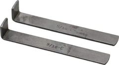 Dumont Minute Man - 2 Piece Style C Broach Shim - 5/16" Keyway Width, 0.055" Shim Thickness - Apex Tool & Supply