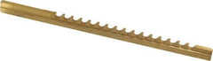 Dumont Minute Man - 1/8" Keyway Width, Style B, Keyway Broach - TiN Finish, 3/16" Broach Body Width, 6-3/4" OAL - Apex Tool & Supply