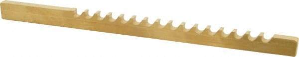 Dumont Minute Man - 3/16" Keyway Width, Style B, Keyway Broach - TiN Finish, 3/16" Broach Body Width, 6-3/4" OAL - Apex Tool & Supply
