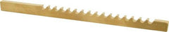 Dumont Minute Man - 3/16" Keyway Width, Style B, Keyway Broach - TiN Finish, 3/16" Broach Body Width, 6-3/4" OAL - Apex Tool & Supply