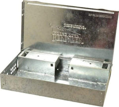 J.T. Eaton - Box Trap for Use on Mice - 10-1/4 Inch Long x 6-1/8 Inch Wide x 1-3/4 Inch High, Galvanized Steel - Apex Tool & Supply