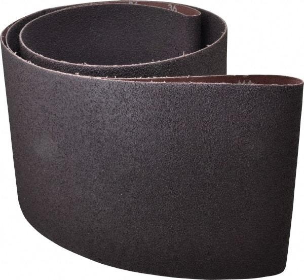 Norton - 8" Wide x 107" OAL, 36 Grit, Aluminum Oxide Abrasive Belt - Aluminum Oxide, Very Coarse, Coated, X Weighted Cloth Backing, Series R228 - Apex Tool & Supply