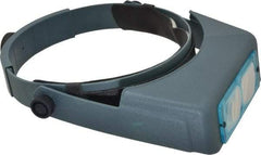 Made in USA - 2.75x Magnification, Optical Glass, Rectangular Magnifier - Headband Mount, 6 Inch Focal Distance - Apex Tool & Supply