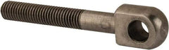 Gibraltar - 1/2-13, 2-1/2" Thread Length, 1/2" Hole Diam, Stainless Steel, Swing Bolt - Grade 303, 5/8" Head Thickness, 4-1/8" Hole Center to End - Apex Tool & Supply