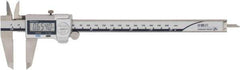 Mitutoyo - 0 to 200mm Range, 0.01mm Resolution, IP67 Electronic Caliper - Stainless Steel with 50mm Stainless Steel Jaws, 0.001" Accuracy, SPC Output - Apex Tool & Supply