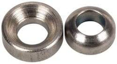 Gibraltar - 5/32" Bolt, Stainless Steel, Spherical Washer Assembly - 3/16" Inside x 3/8" Female Outside, 5/16" Male OD, 13/64" Thick, 1/32" Radius, 303 Grade - Apex Tool & Supply