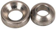 Gibraltar - 3/16" Bolt, Stainless Steel, Spherical Washer Assembly - 7/32" Inside x 7/16" Female Outside, 3/8" Male OD, 15/64" Thick, 5/64" Radius, 303 Grade - Apex Tool & Supply