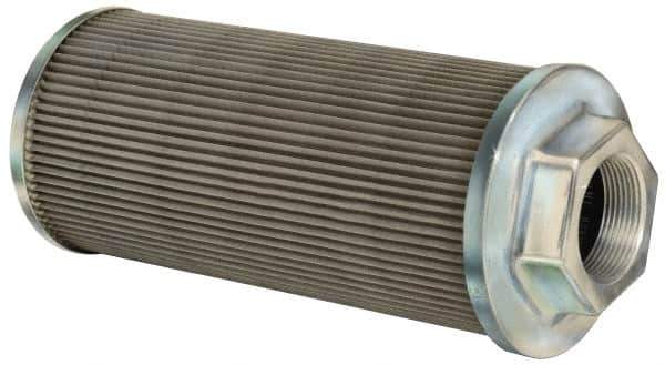 Flow Ezy Filters - 100 Mesh, 378 LPM, 100 GPM, 5.4" Diam, Female Suction Strainer without Bypass - 3 Port NPT, 12-1/2" Long - Apex Tool & Supply