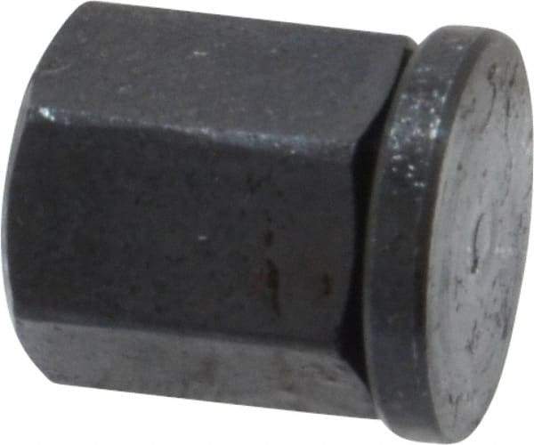 Gibraltar - 1/4-20, Black Oxide Finish, Steel Swivel Hex Nut - 3/8" Pad, 5/16" Wide x 13/32" High x 3/16" Deep - Apex Tool & Supply