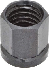 Gibraltar - 3/8-16, Black Oxide Finish, Steel Swivel Hex Nut - 1/2" Pad, 7/16" Wide x 17/32" High x 17/64" Deep - Apex Tool & Supply