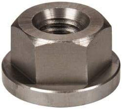 Gibraltar - 7/16-14, 1" Flange Diam, 9/16" High, 3/4" Across Flats, Flange Nut - Grade 303 Stainless Steel, 5/32" Flange Height - Apex Tool & Supply