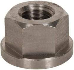 Gibraltar - 3/4-10, 1-5/8" Flange Diam, 1" High, 1-1/4" Across Flats, Flange Nut - Grade 303 Stainless Steel, 1/4" Flange Height - Apex Tool & Supply