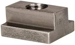Gibraltar - 3/8-16 Blind Tapped T Slot Nut - 7/16" Slot Width, 3/4 x 7/32" Base Width x Height, 1 x 1/2" OAL x Height - Apex Tool & Supply