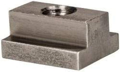 Gibraltar - 3/8-16 Blind Tapped T Slot Nut - 7/16" Slot Width, 3/4 x 7/32" Base Width x Height, 1 x 1/2" OAL x Height - Apex Tool & Supply