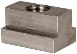Gibraltar - 1/2-13 Blind Tapped T Slot Nut - 9/16" Slot Width, 7/8 x 11/32" Base Width x Height, 1-1/4 x 3/4" OAL x Height - Apex Tool & Supply